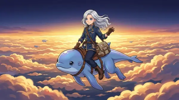 Anime-style keyframe from TaleScene's AI image to video generator